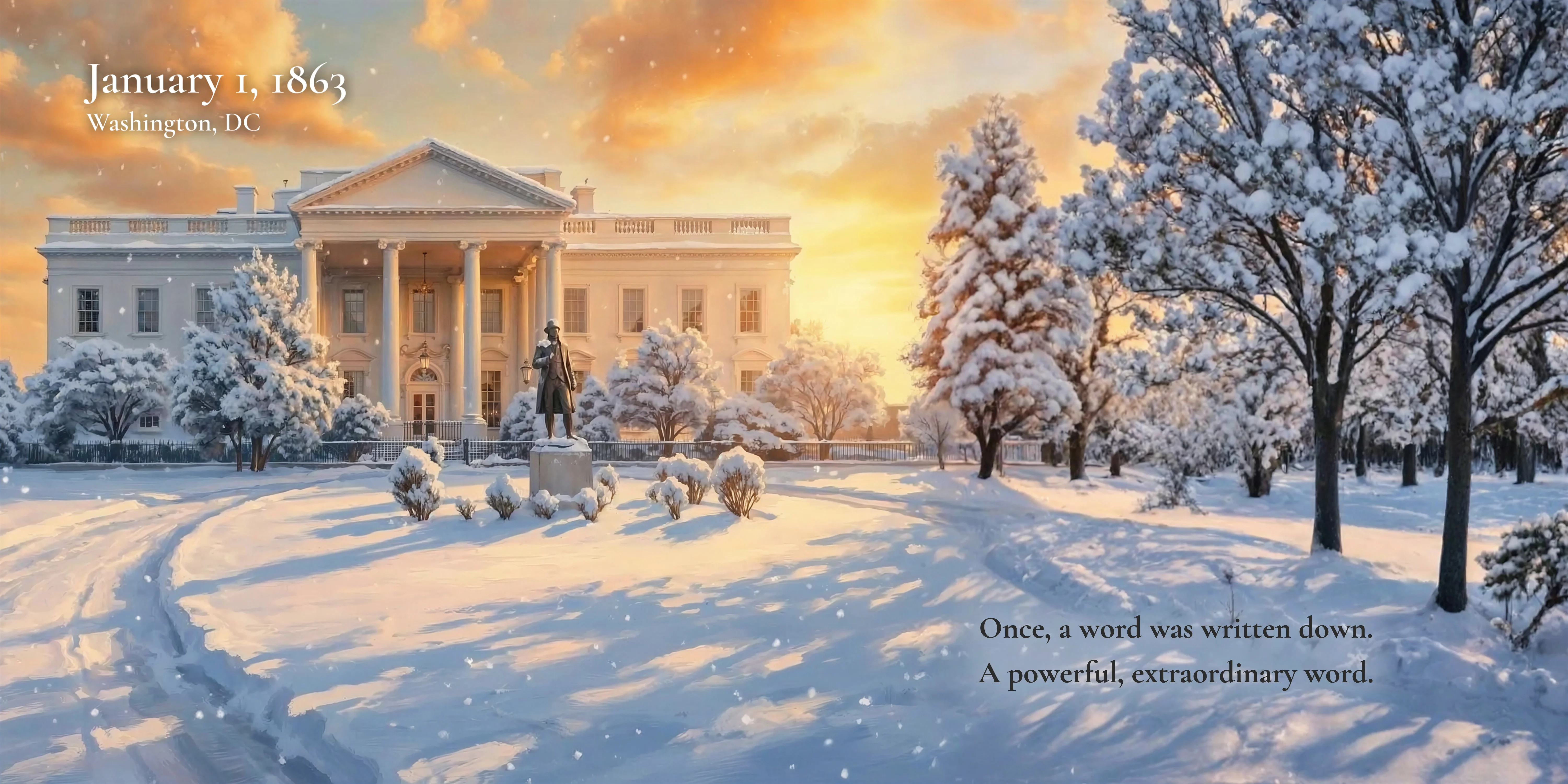 Once, a word was written down. A powerful, extraordinary word.