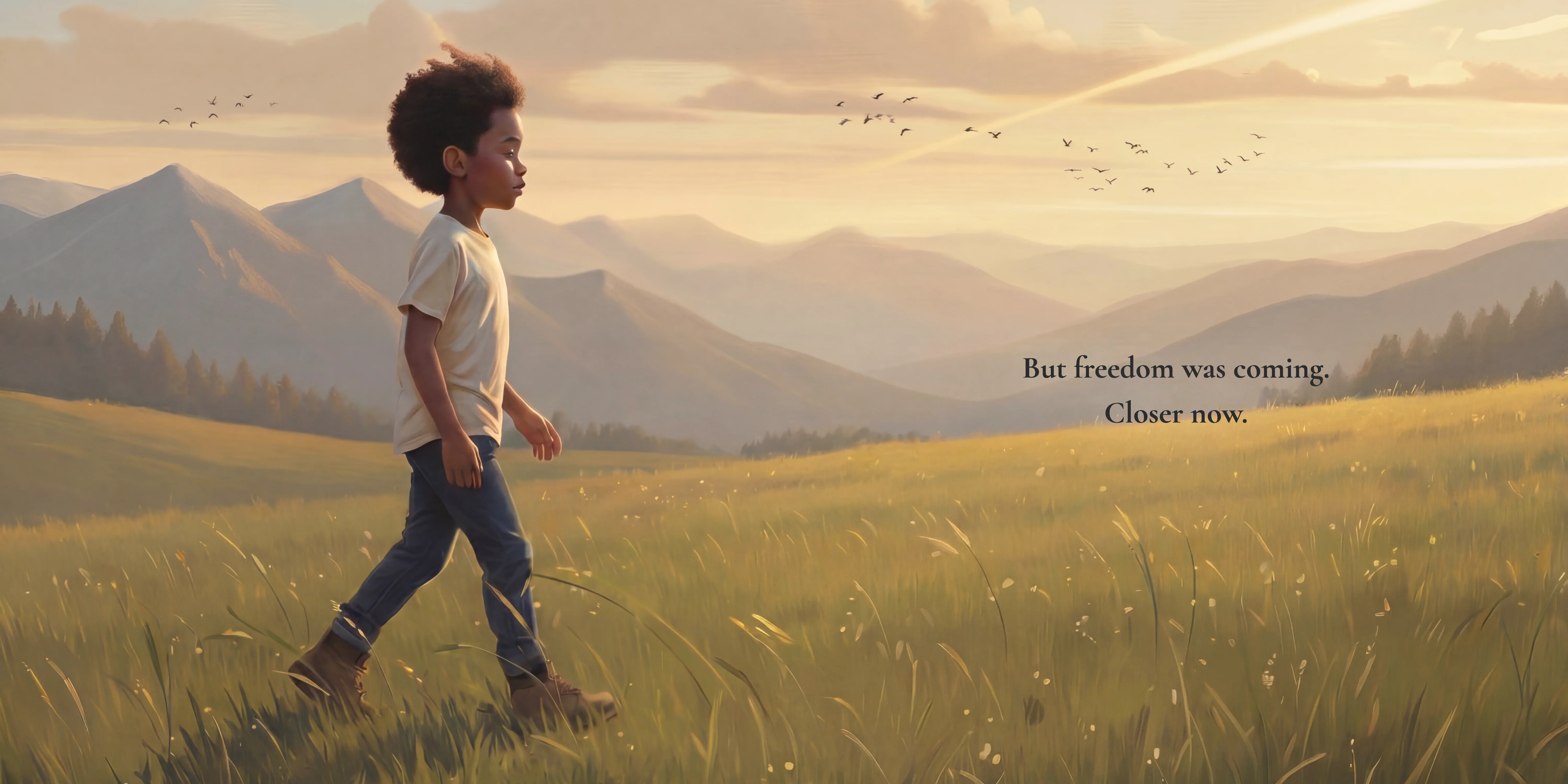 But freedom was coming. Closer now.