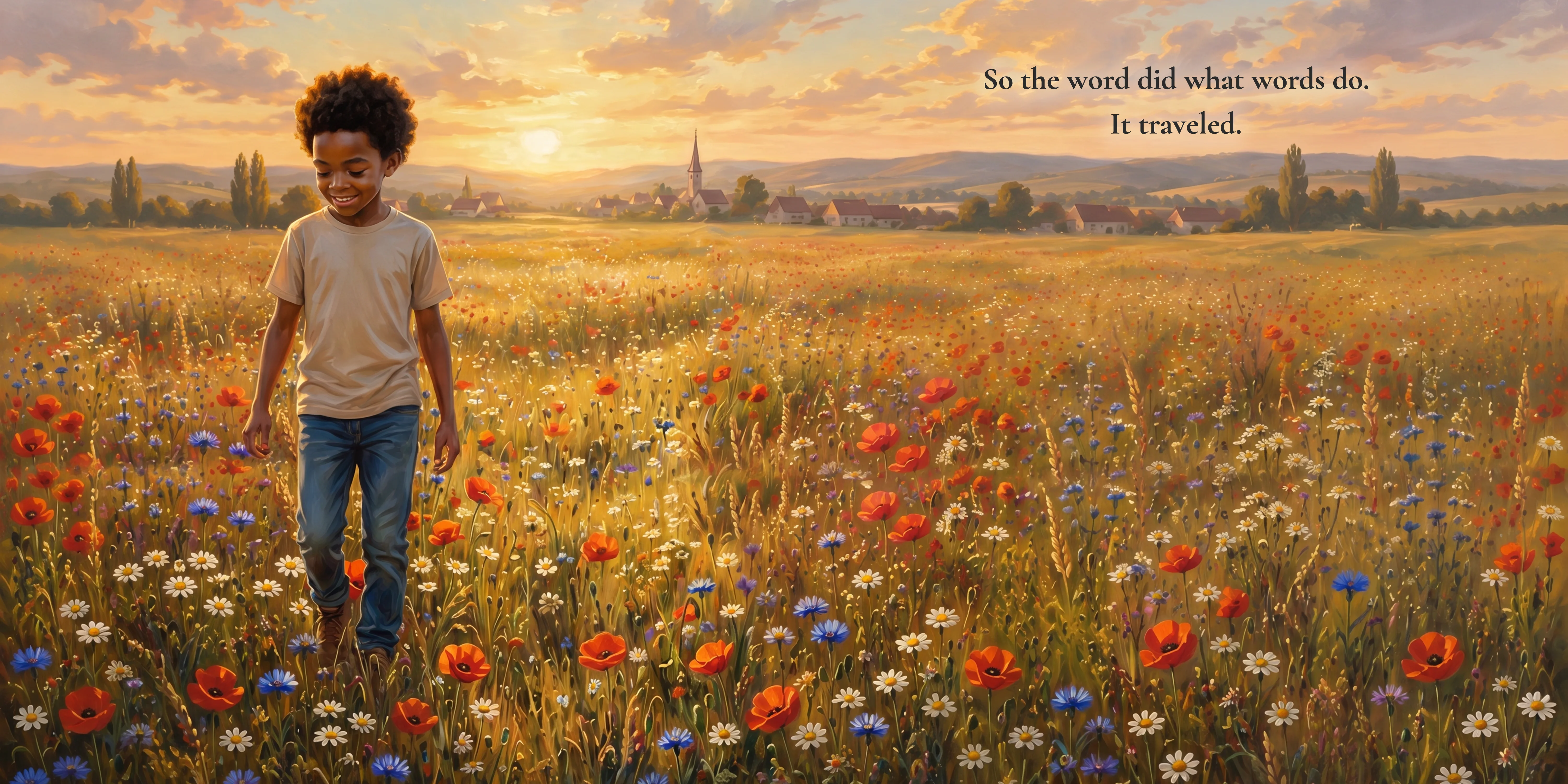 So the word did what words do. It traveled.